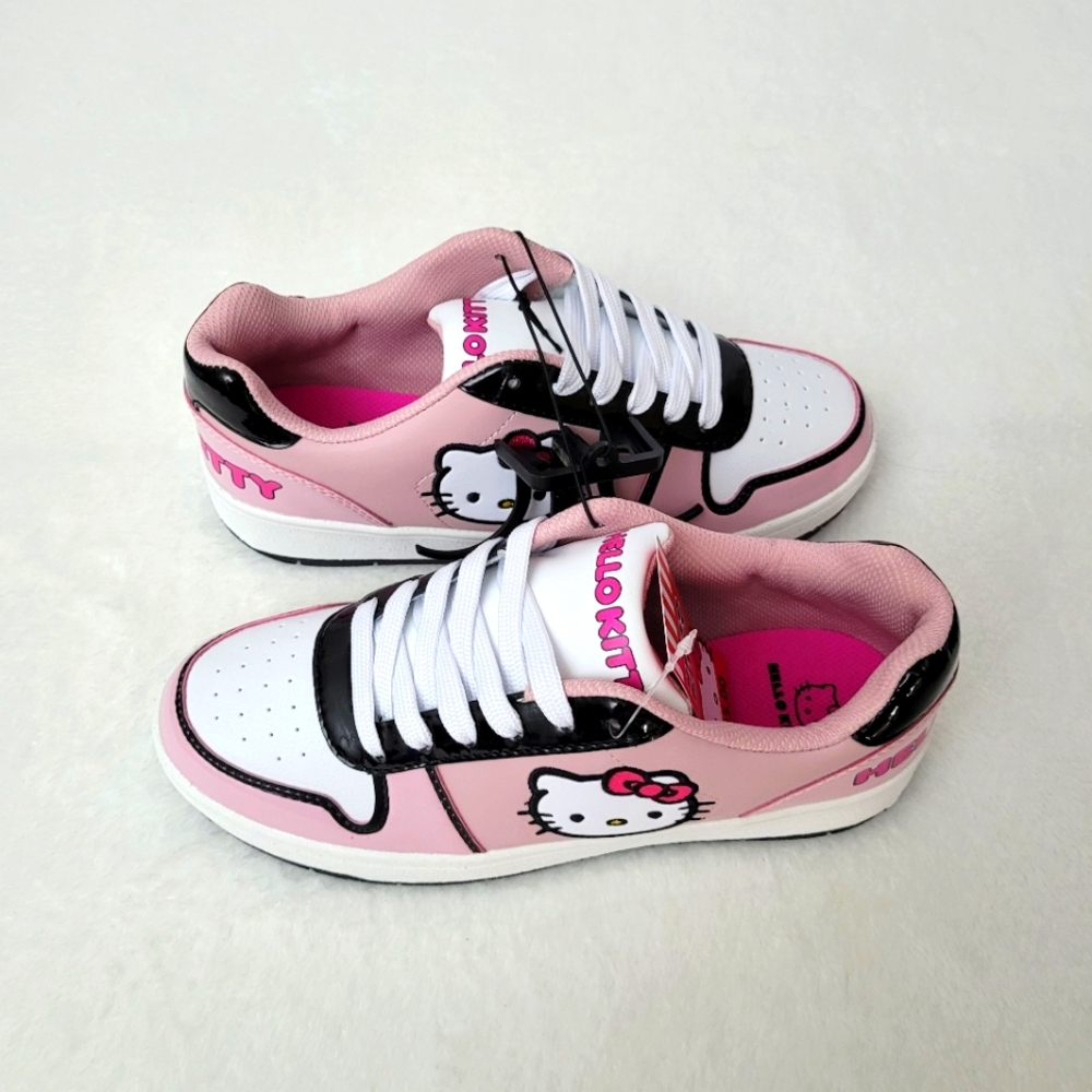 Hello Kitty by Sanrio Women's Shoes Casual Court Sneakers